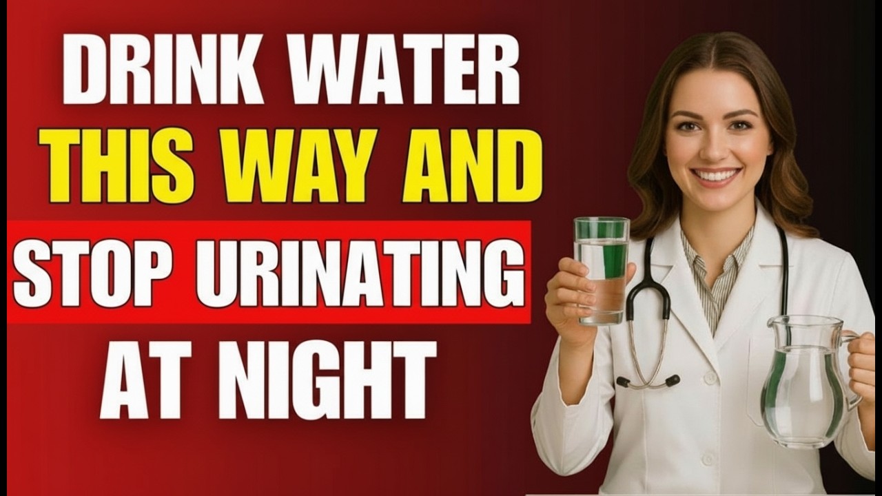 Doctor Explains: How to Drink Water to Avoid Getting Up at Night