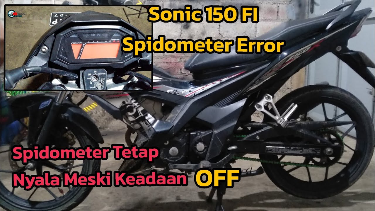 Sonic 150 FI | Spidometer tetap nyala saat kontak off
