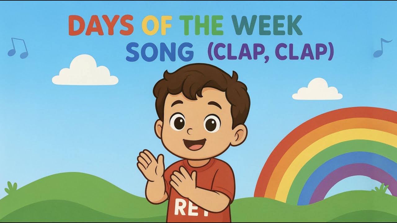 Days of the Week Song for Kids | Learn with Rey | Fun Nursery Rhymes