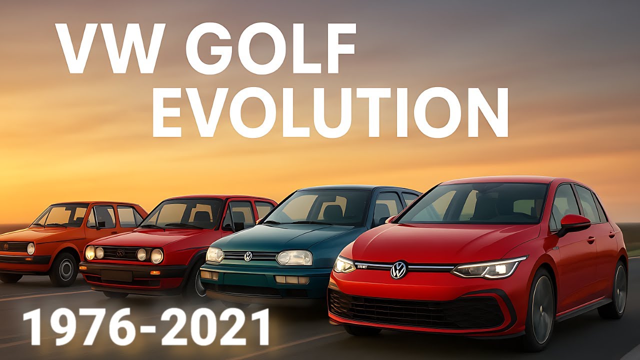 VW Golf Evolution (1976–2021) 🚗💨 Every Generation in Motion