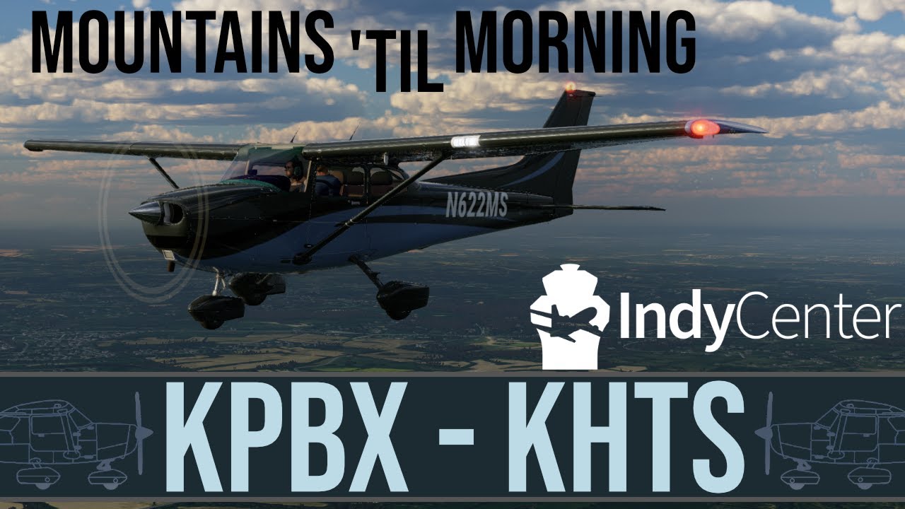🔴 Mountains 'Til Morning | AFL C172 | PBX → HTS | VATSIM Event | Appalachian Adventure