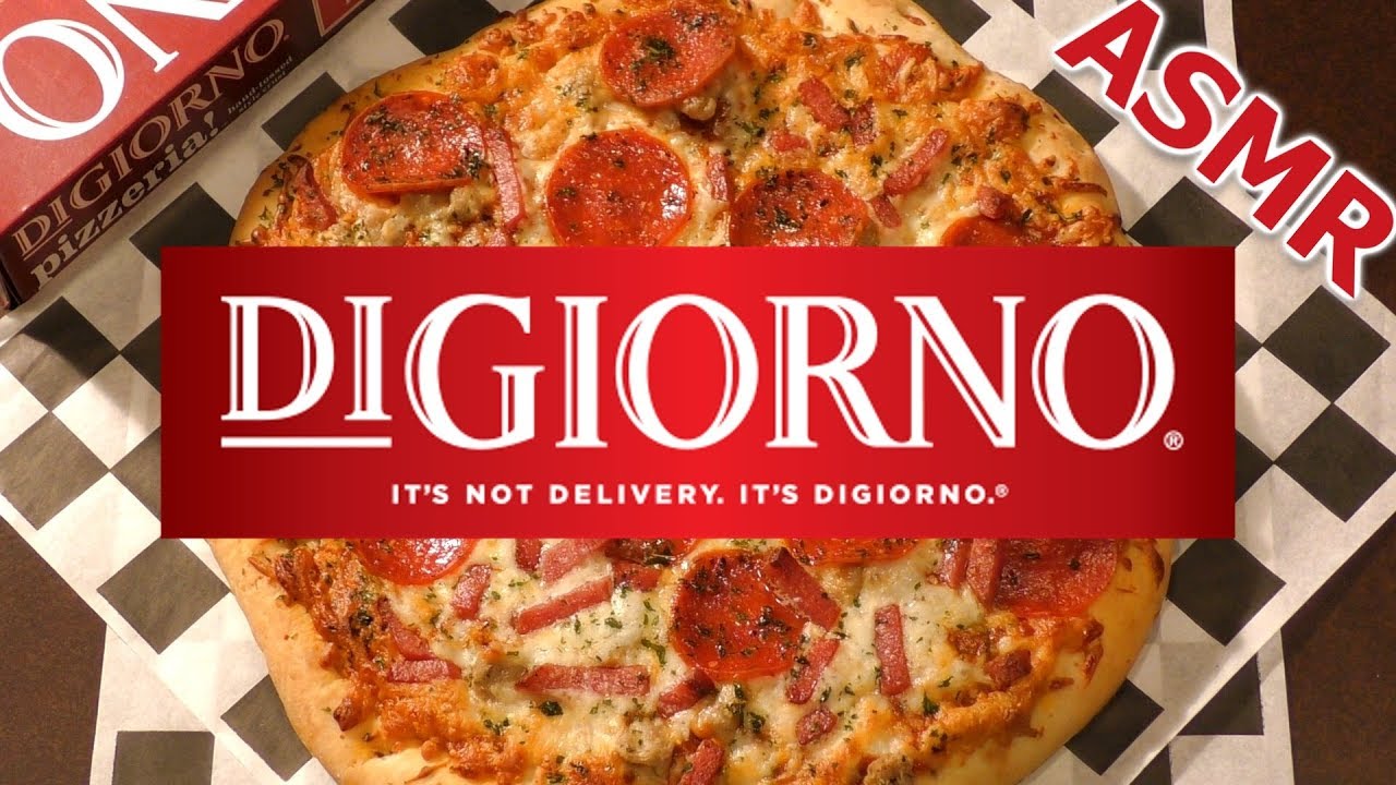 ASMR: Eating DIGIORNO® Italian Style Meat Trio Pizza (No talking)