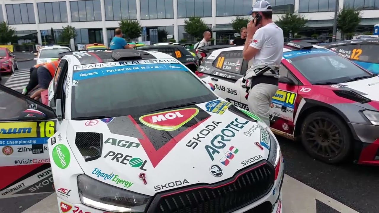 ERC Barum Czech Rally Zlín 2024 - Start of the 2nd stage / Zlín