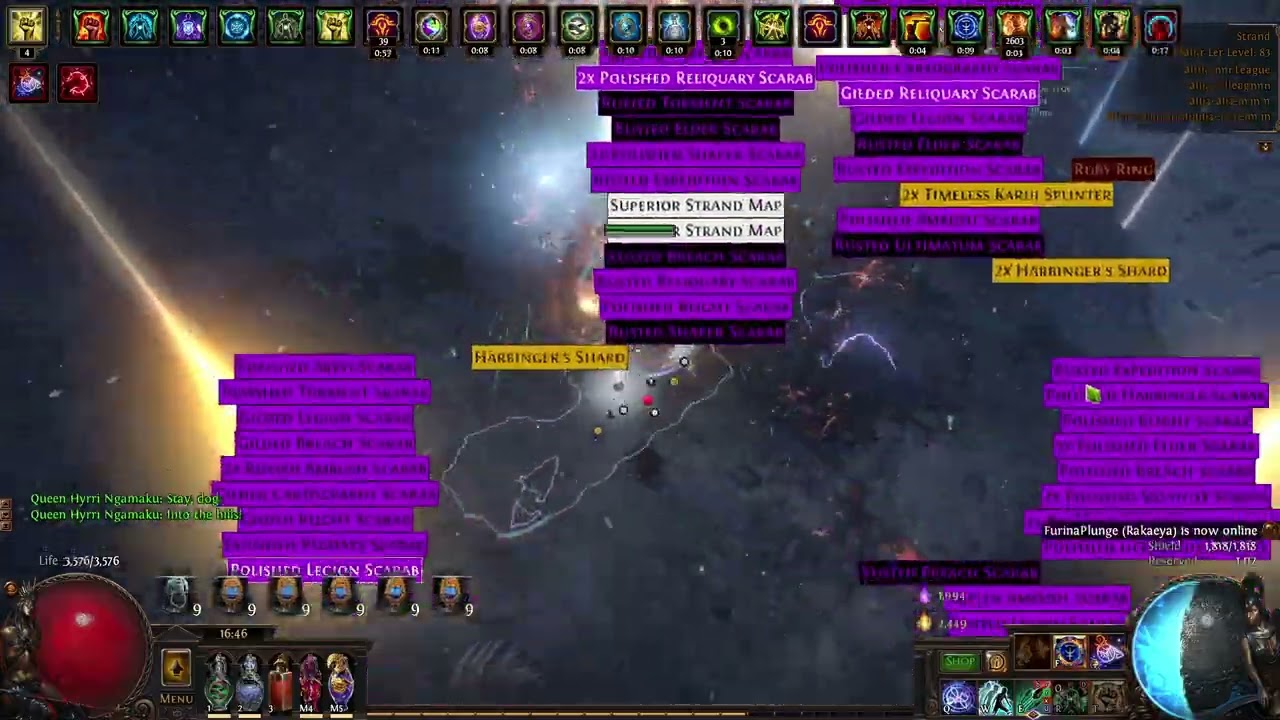3.23 EK Ignite Elementalist 100% Delirium (Legion/Harbinger/Breach) + Wisps (18 REWARDS)