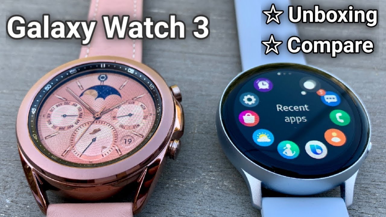 Samsung Galaxy Watch 3 Mystic Bronze Unboxing No Talking