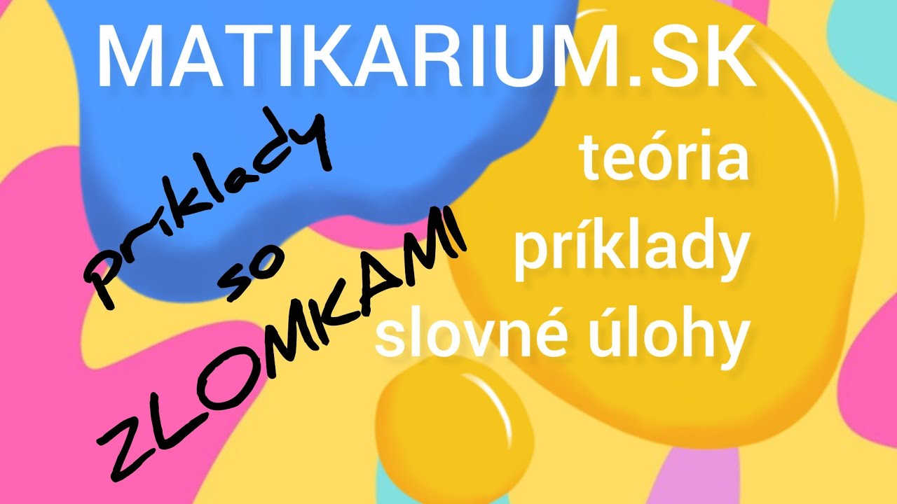 Príklady so zlomkami