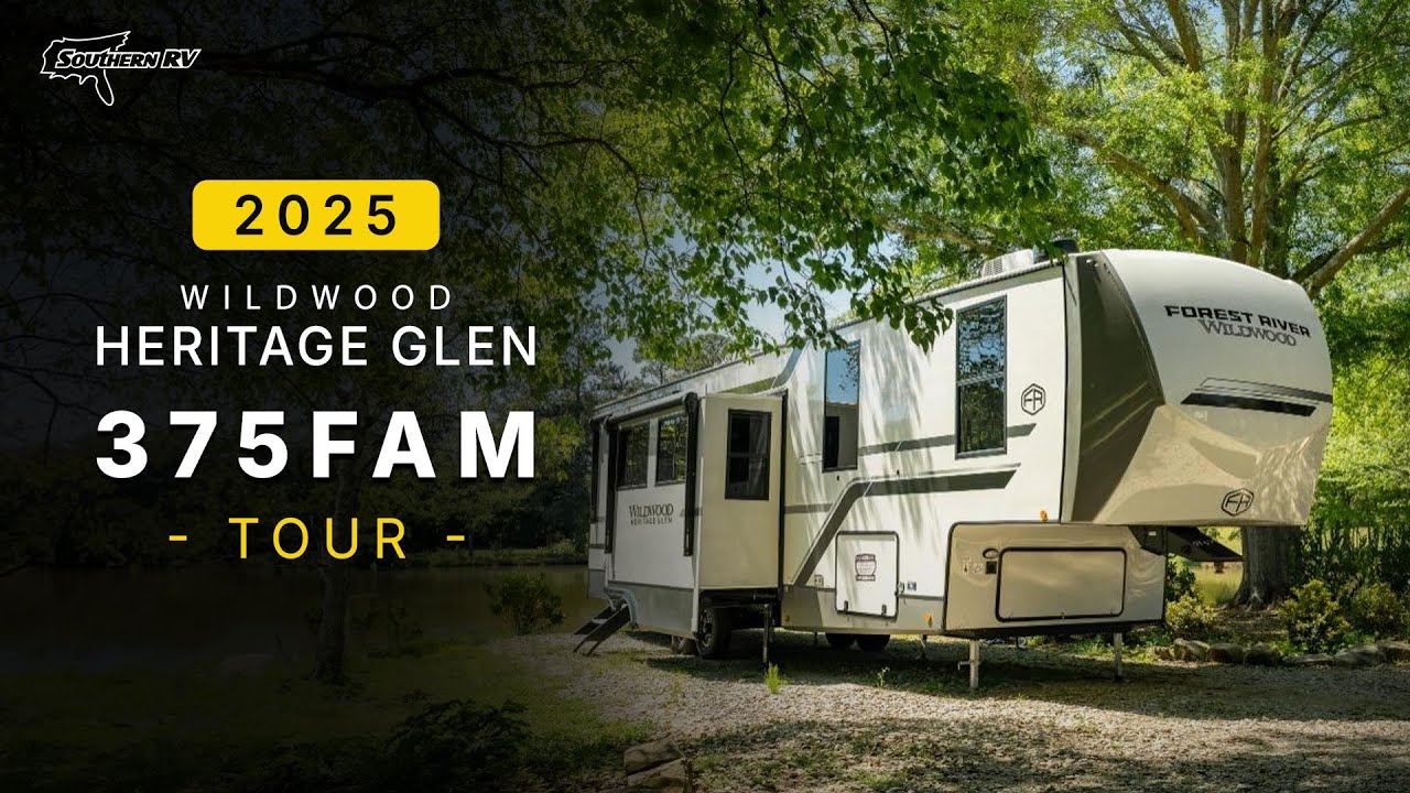 2025 Forest River Wildwood Heritage Glen 375FAM - 2 Bedrooms & 2 Bathrooms - at Southern RV