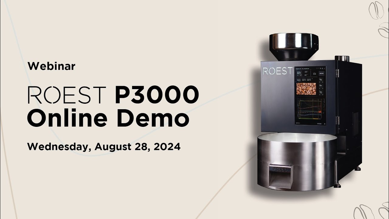 ROEST P3000 - Online demonstration webinar (August, 28, 2024)