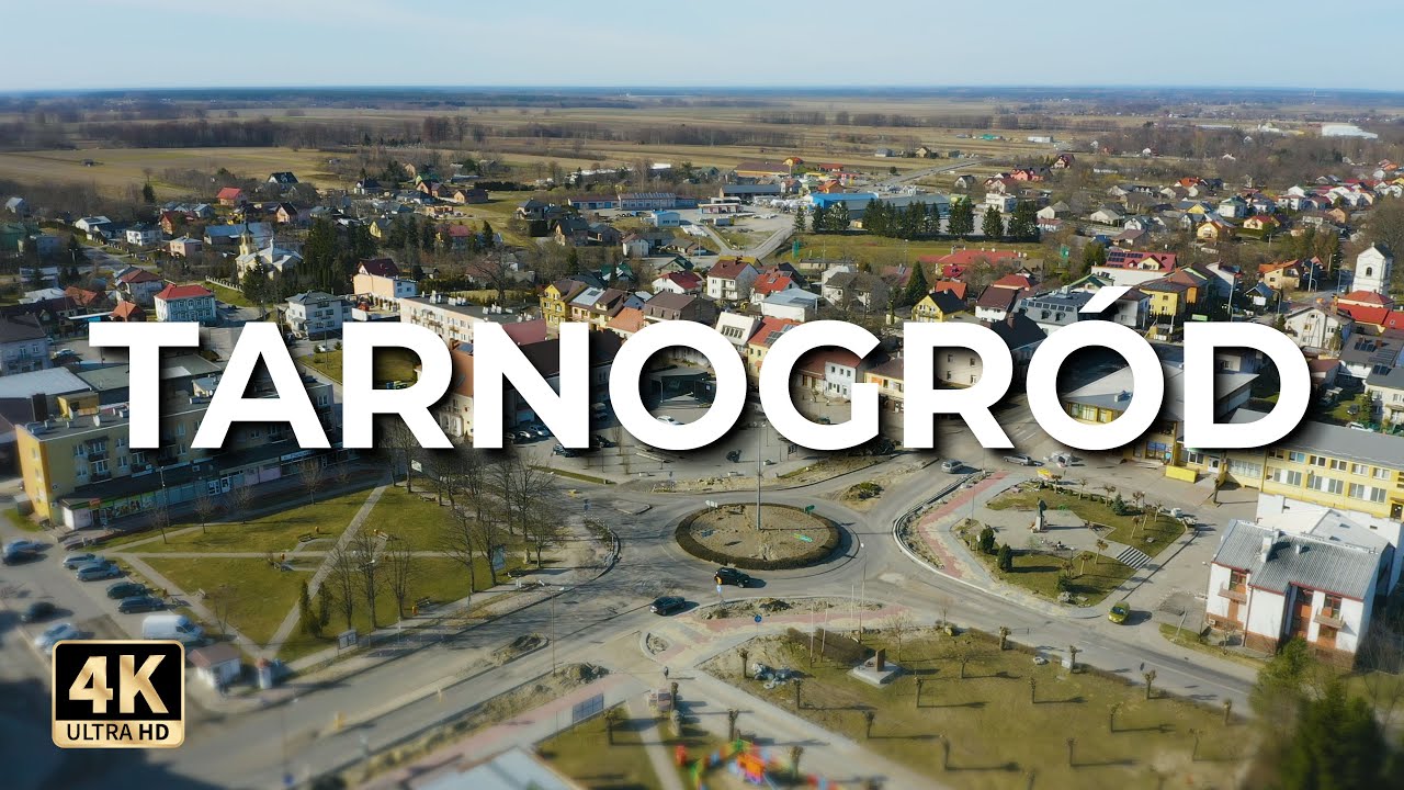 Tarnogród z drona | 2022 | Tarnogród z lotu ptaka | LECE W MIASTO™ [4k]