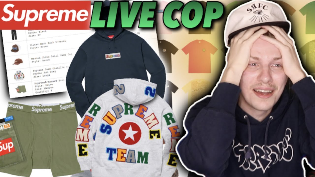 Spending $1000 on Supreme Week 1 (Live Cop)