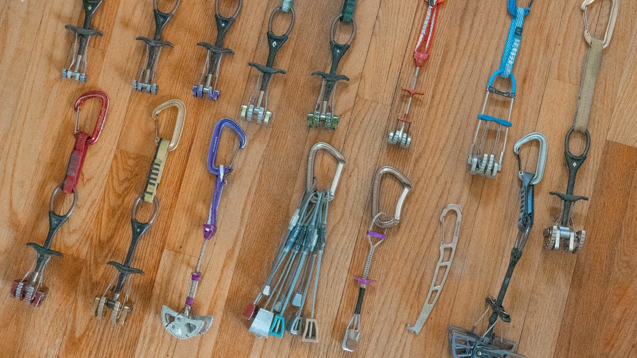 All the climbing gear I use