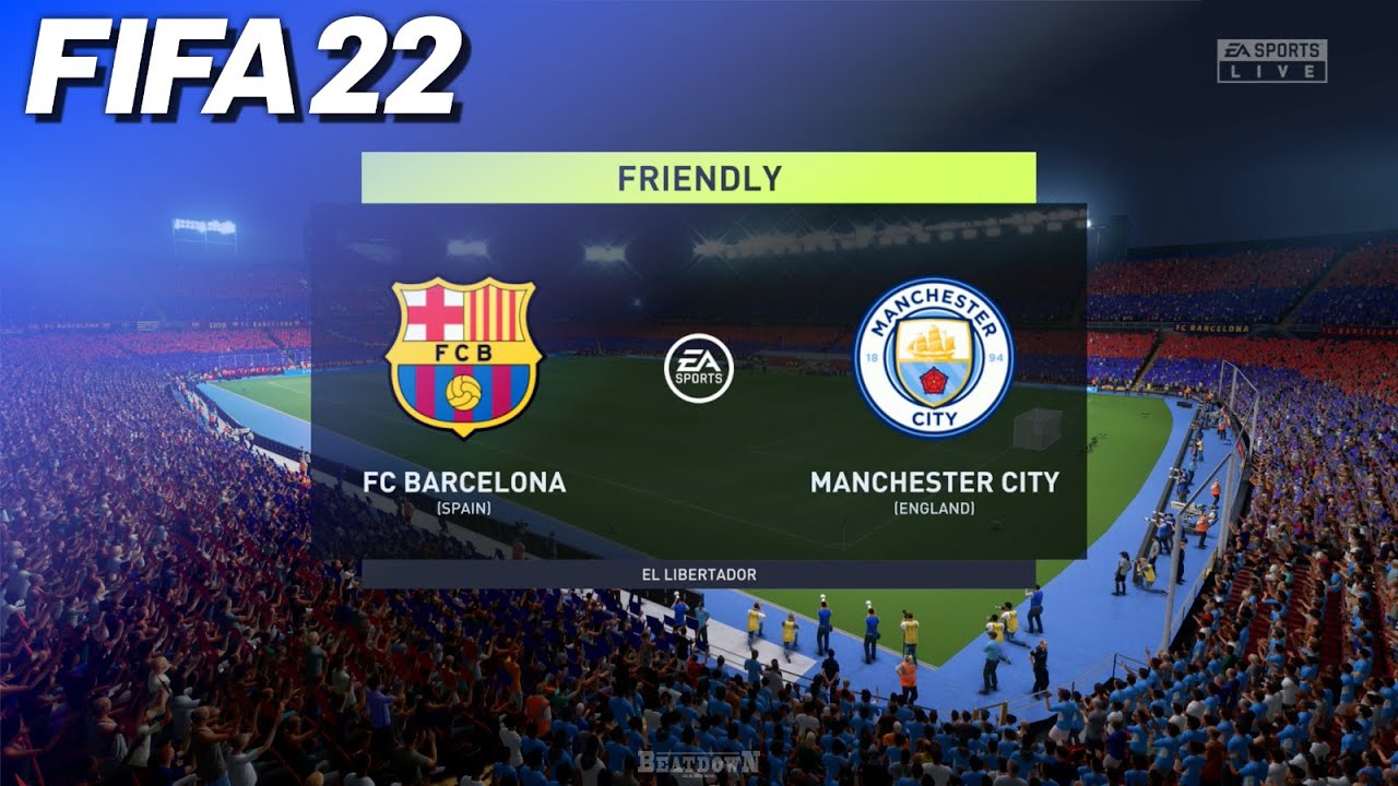 FIFA 22 - FC Barcelona vs. Manchester City | Club Friendly