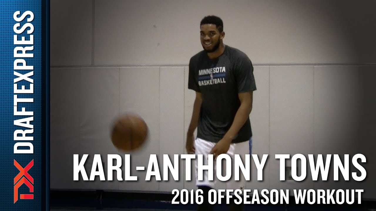 Karl-Anthony Towns Workout Video from Los Angeles