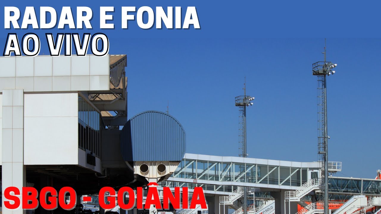 AO VIVO - Aeroporto de Goiânia SBGO/GYN - Santa Genoveva - Radar/Escuta Aérea