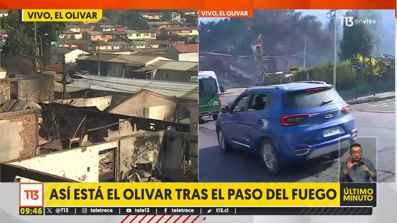 Así está el Olivar tras el incendio que consumió gran parte del sector