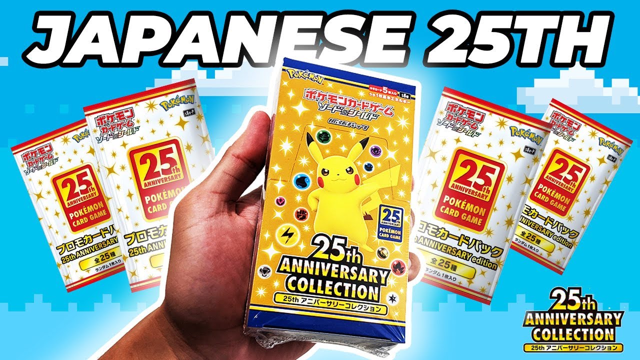 JAPANESE CELEBRATIONS! Opening Pokemon 25th Anniversary Collection Booster Box S8a