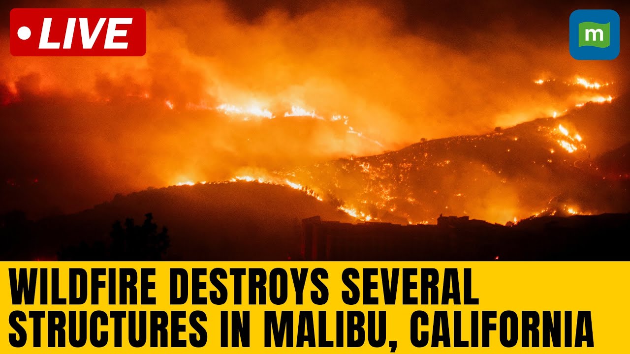 Live: Stubborn wildfire destroys several structures in Malibu, California | N18G