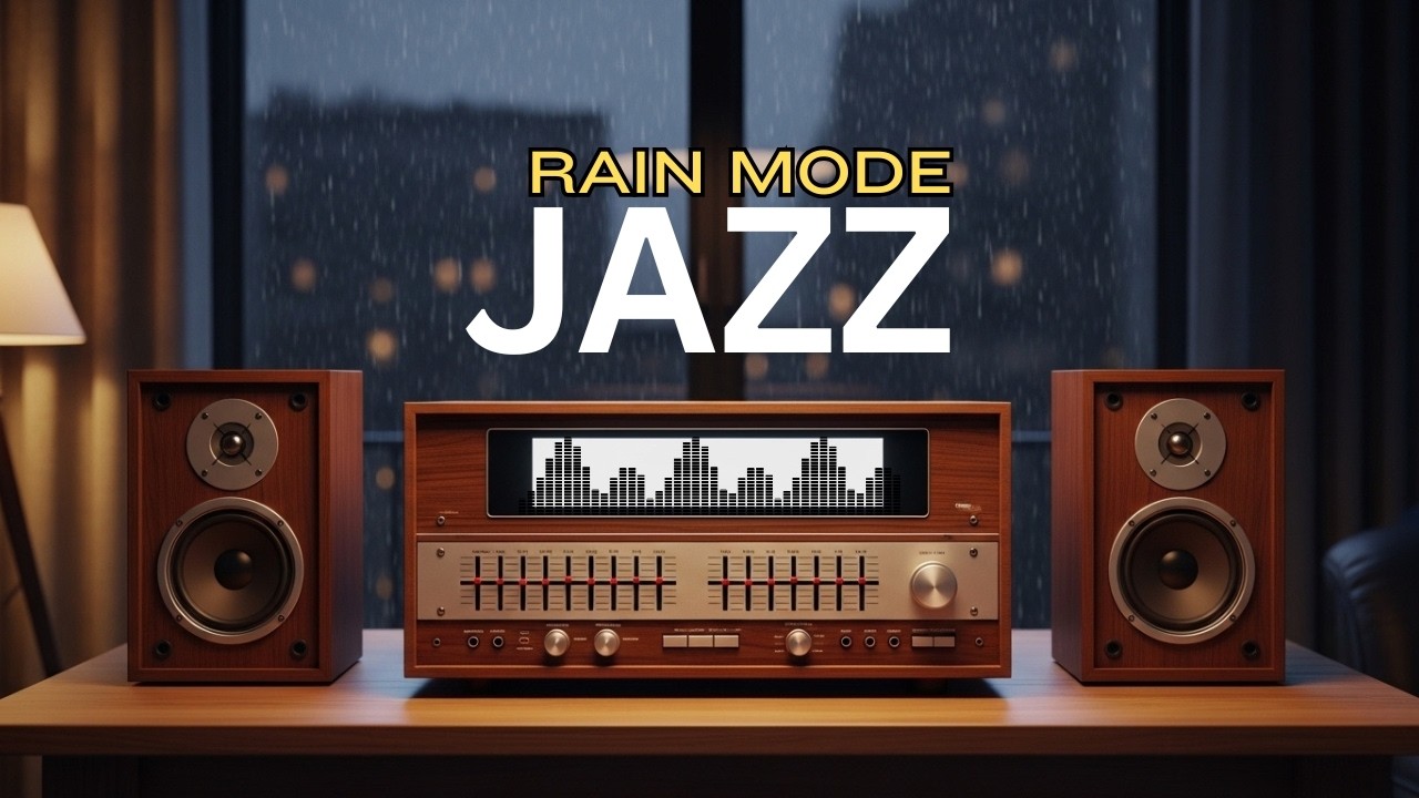 Midnight Rain Jazz Session ☔ Smooth Apartment Instrumental for Deep Focus & Creative Work