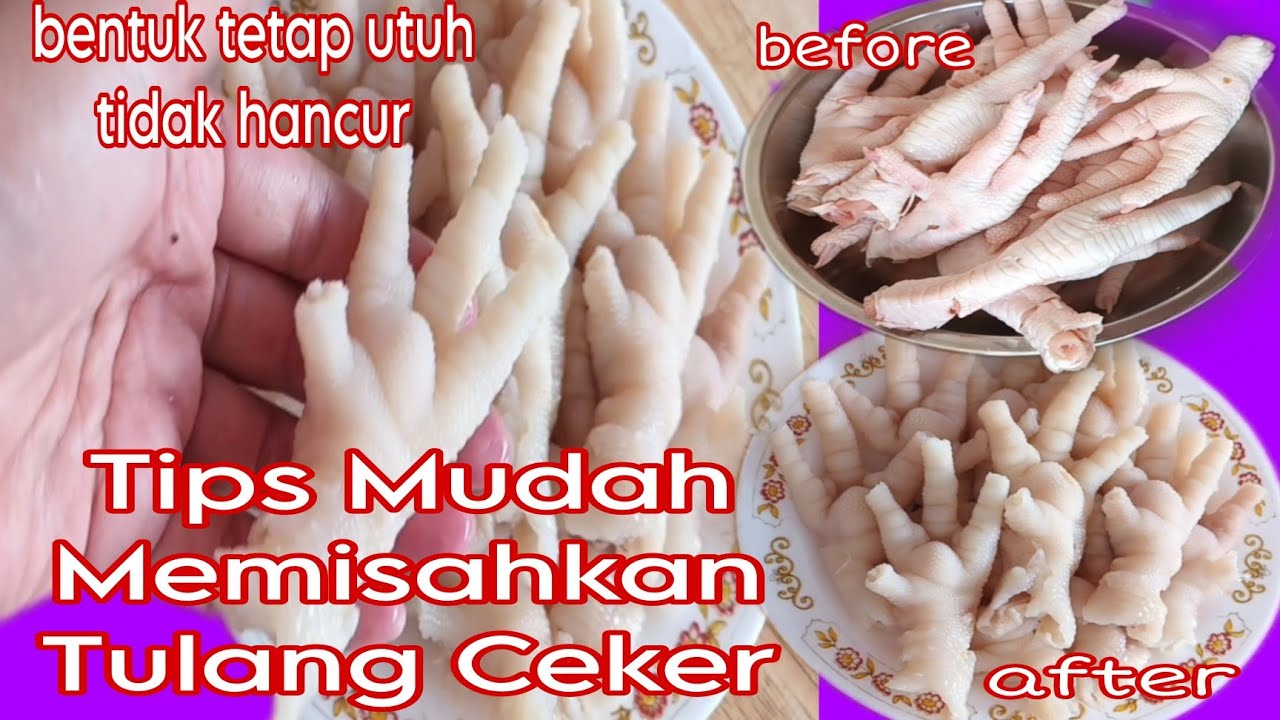 Cara Mudah Memisahkan Tulang Ceker Ayam @AzzaGanezza #Masakan Hongkong Sehari hari