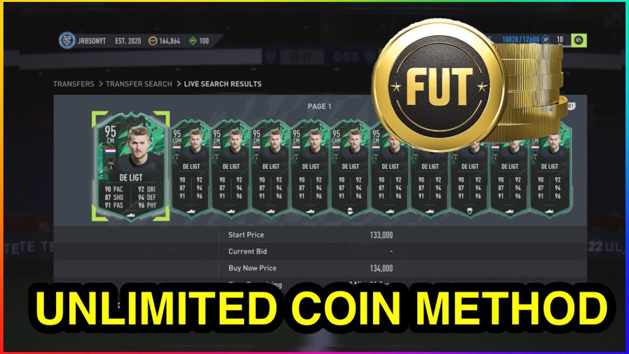 *NEW* UNLIMITED COIN METHOD IN FIFA 22 ULTIMATE TEAM | FIFA 22 SNIPING FILTER