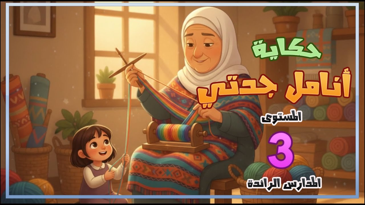 حكاية أنامل جدتي / رسوم متحركة -المستوى الثالث / المدرسة الرائدة