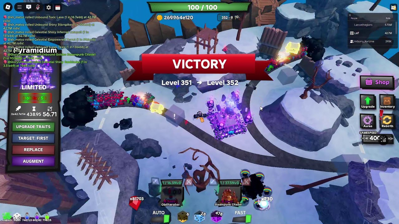 Tower defense RNG