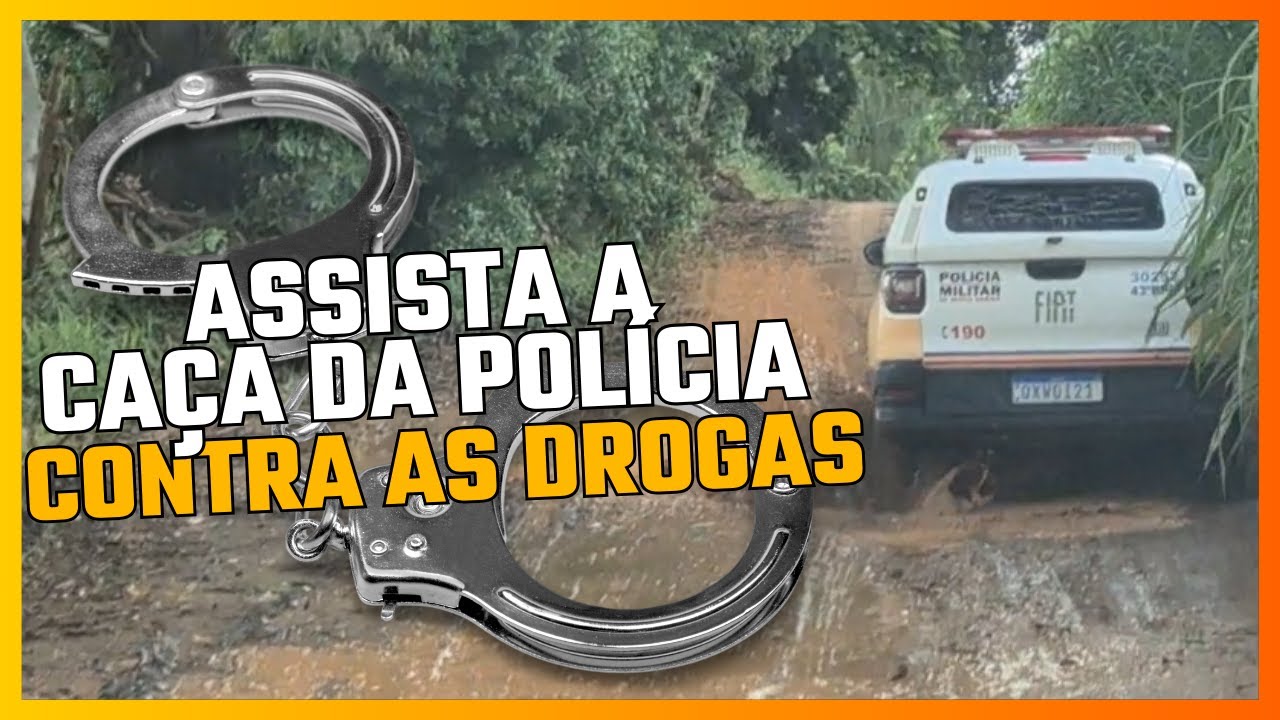 Assista a CAÇA da Polícia Militar por drogas escondidas