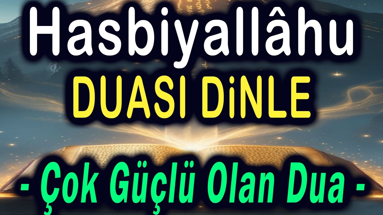 Tüm Kapılar Kapandığında Oku Dinle Hasbiyallah Duası Şifalı Dualar