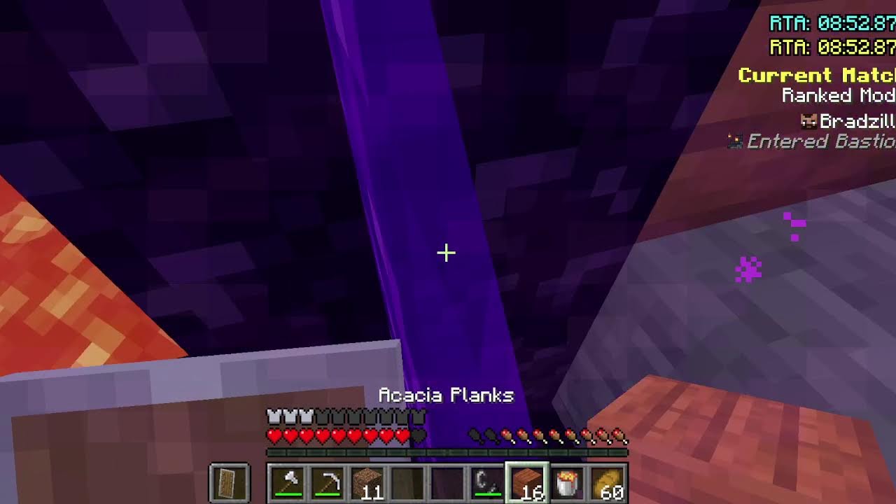 speedrunning minecraft for the first time
