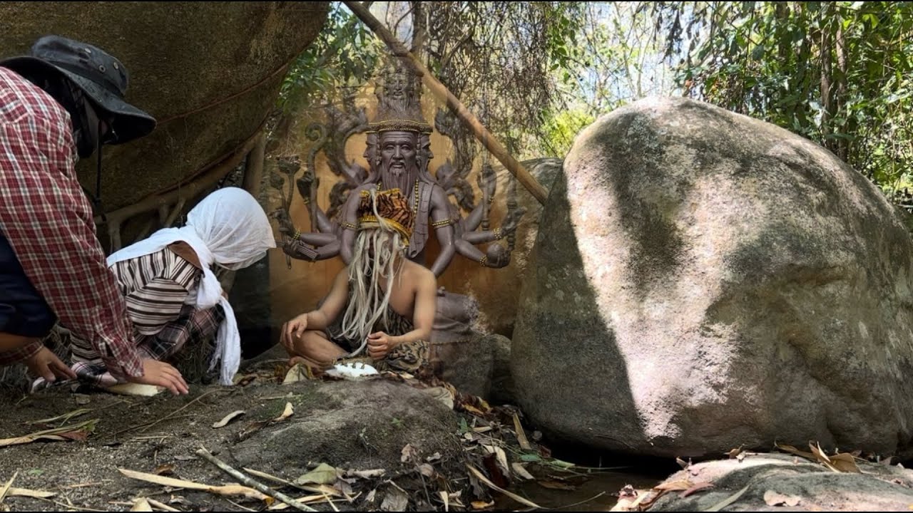 น้องหวานมากราบลาท่านจะไปแล้วจึงมอบสิ่งนี้แล้วให้ลุงไพร