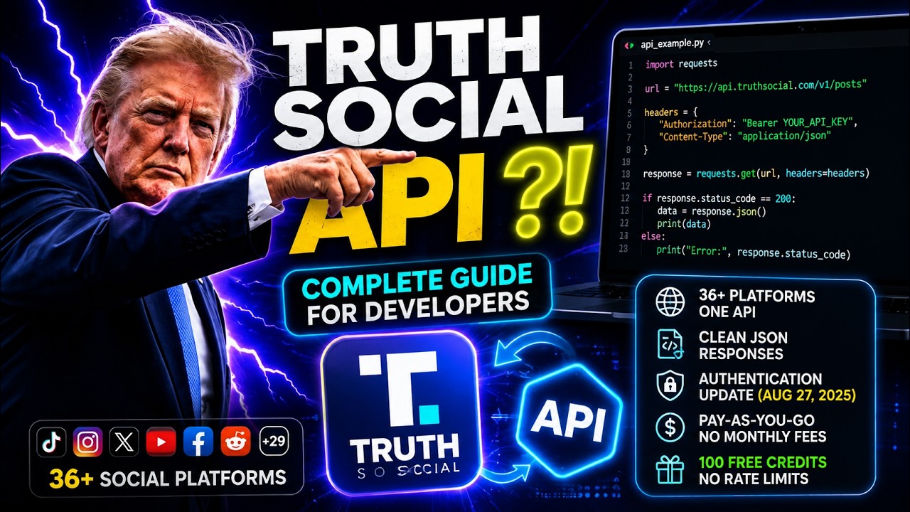Что такое API платформы Truth Social Дональда Трампа