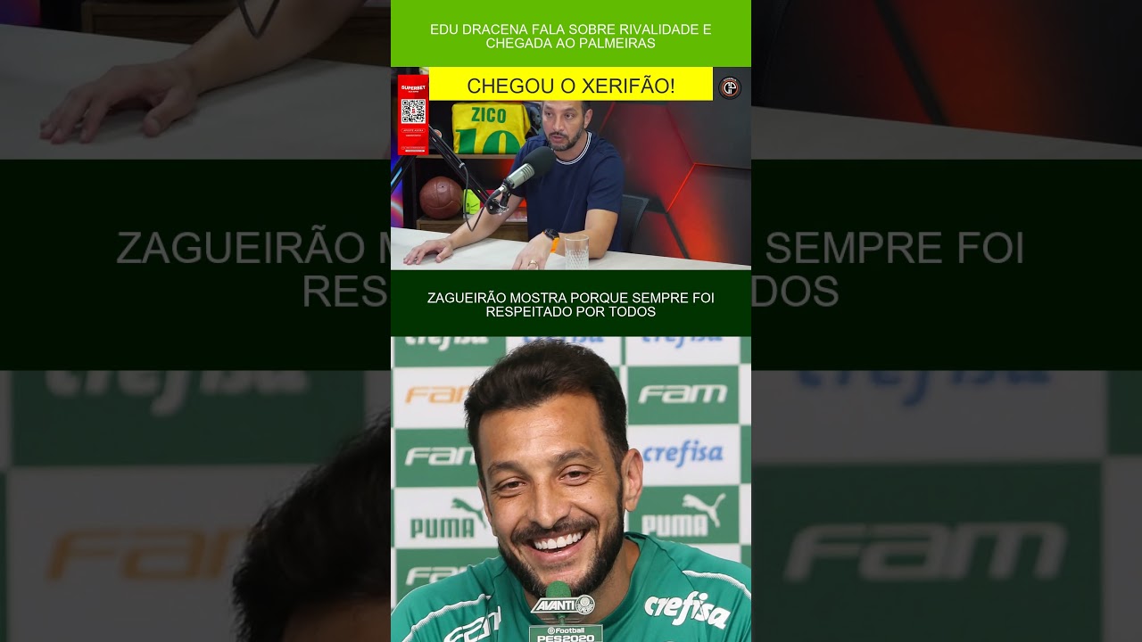 &ldquo;Chegou o Xerif&atilde;o!&rdquo; 👊 Edu Dracena fala sobre sua chegada ao Verd&atilde;o!