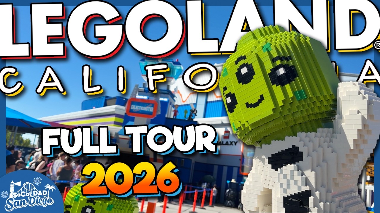 LEGOLAND California 2026 Full Tour + NEW LEGO Galaxy