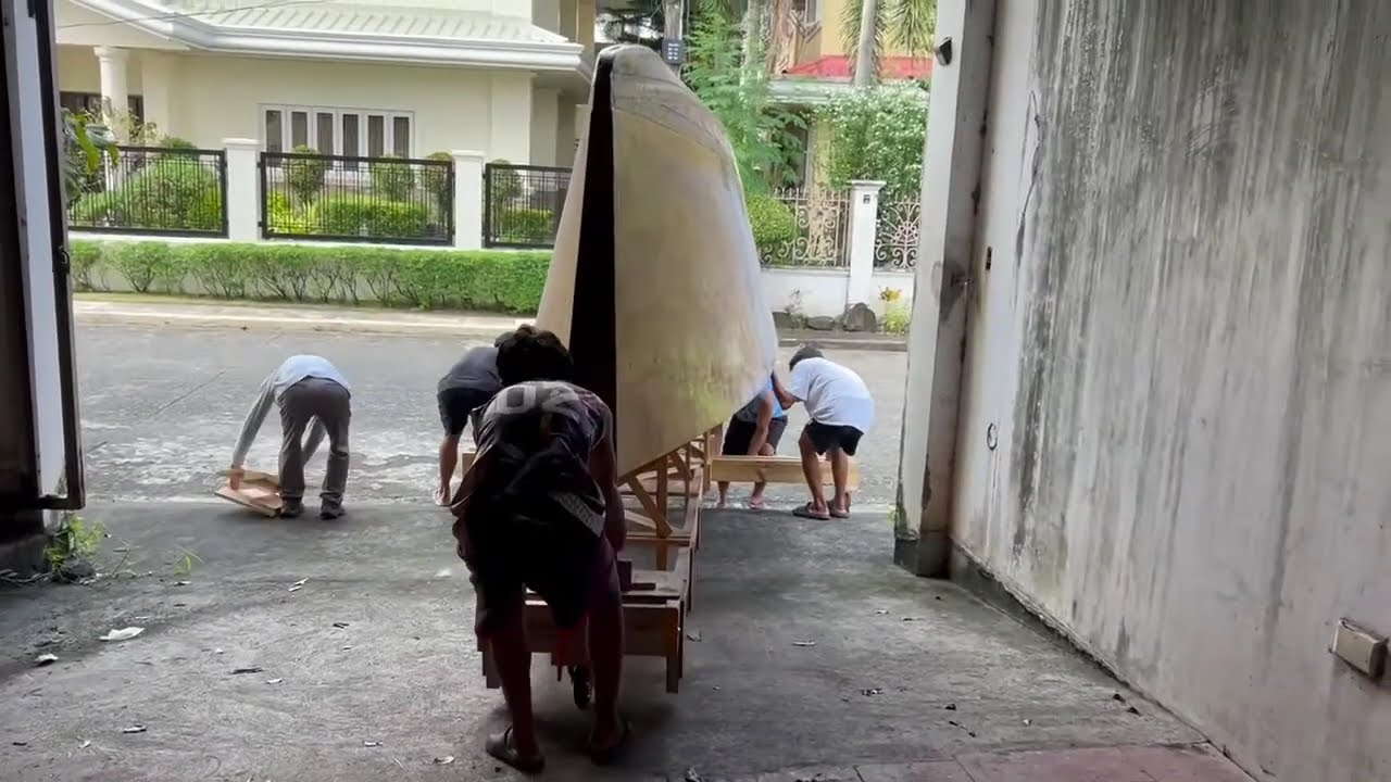 Building Hull One: Richard Woods Romany 34 ft Catamaran Boat Build