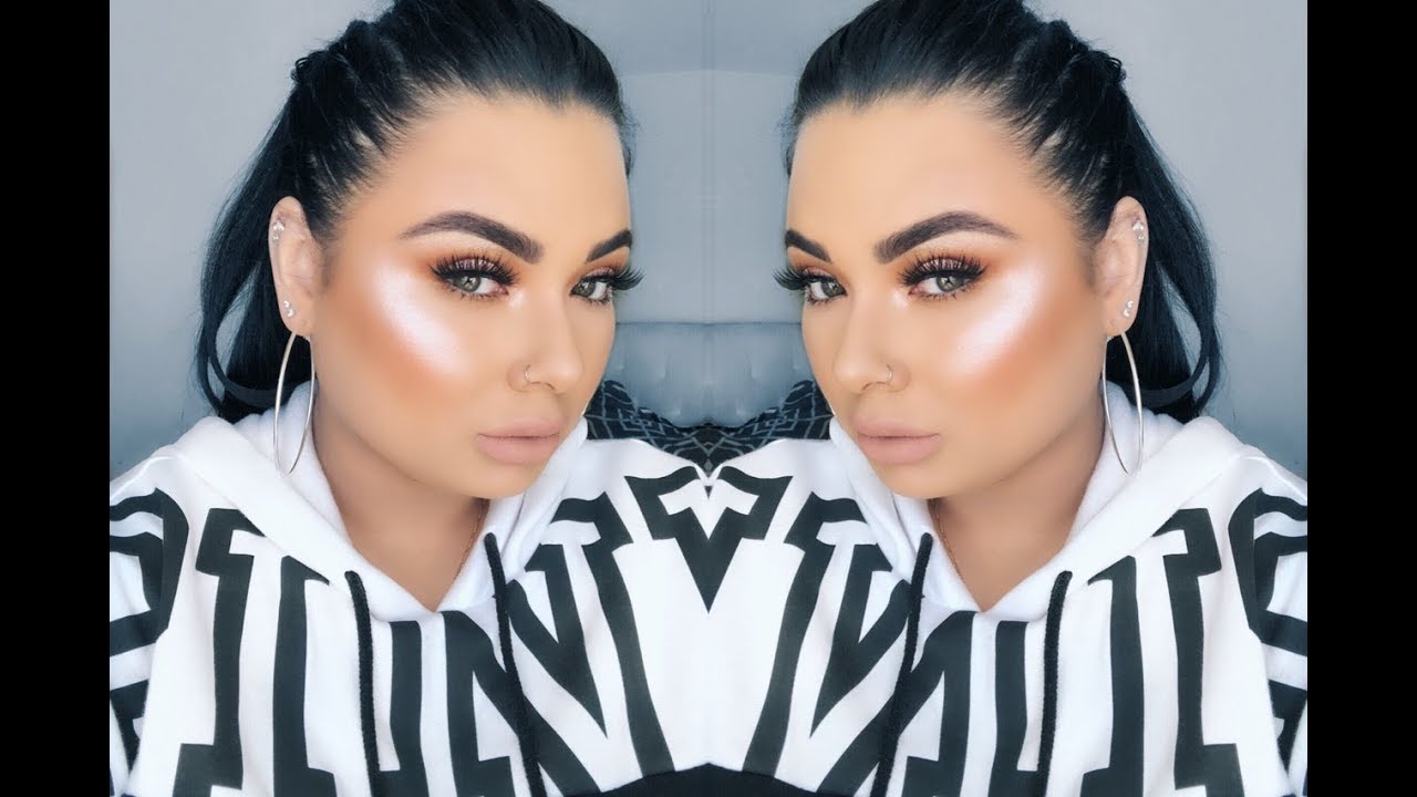 Bronze look |morphexbretman babe in paradise highlight palette
