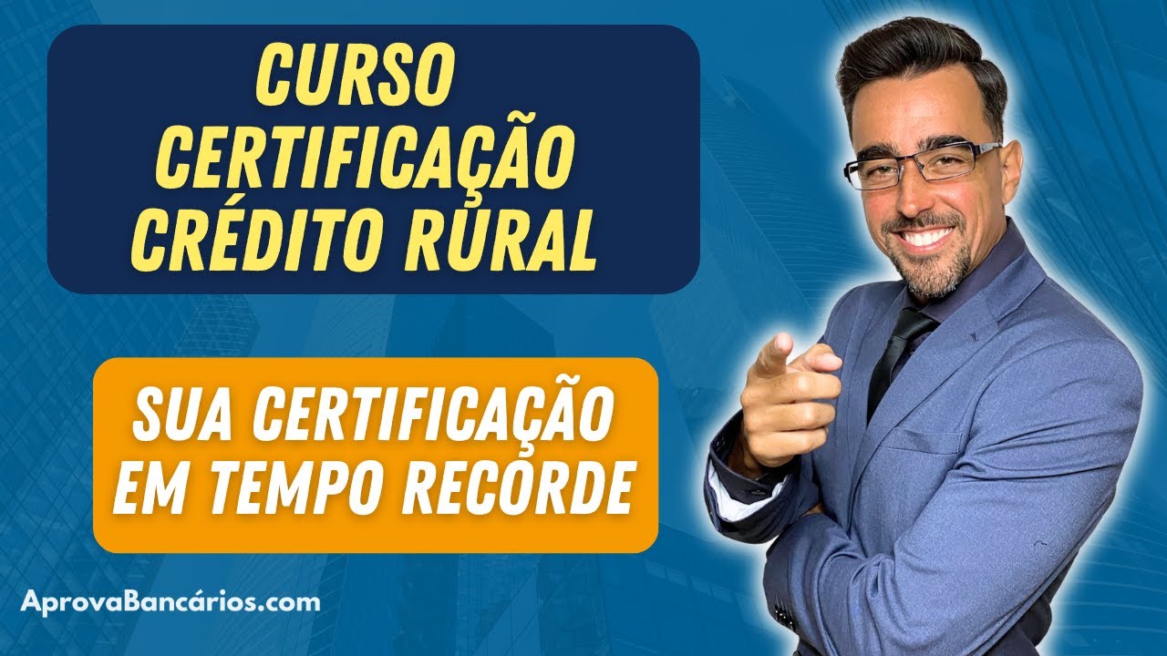 Curso certifica&ccedil;&otilde;es cr&eacute;dito agr&iacute;cola | rural | agroneg&oacute;cio - ANEPS Agr&iacute;cola, FBB-410, FBB-420