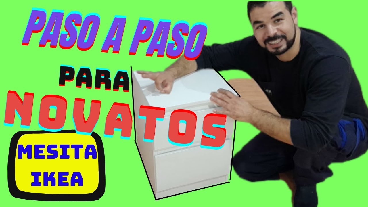 💥MESITA de NOCHE del IKEA para PRINCIPIANTES paso a paso 👍BIEN EXPLICADO!!!