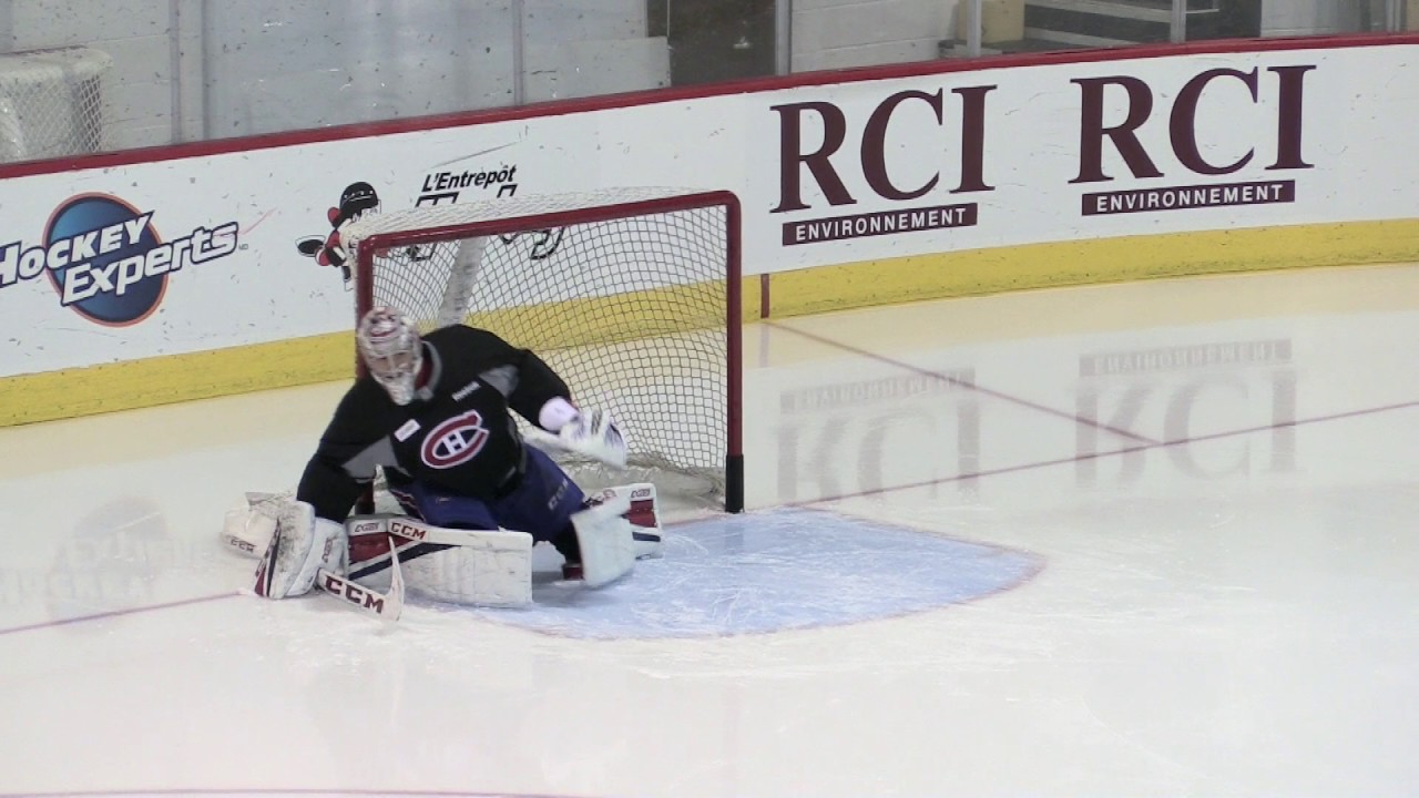 Carey Price practice drills, December 15, 2016.