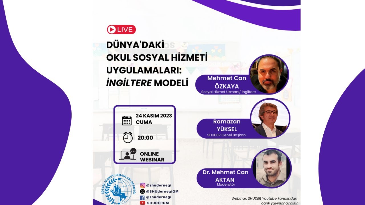 Dünyadaki Okul Sosyal Hizmeti Uygulamaları: İngiltere Modeli (Mehmet Can ÖZKAYA) #okulsosyalhizmeti