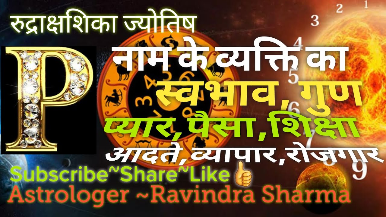 P नाम वाले लोग कैसे होते हैं, P नाम वाले व्यक्ति का स्वभाव, Person Name Start With 