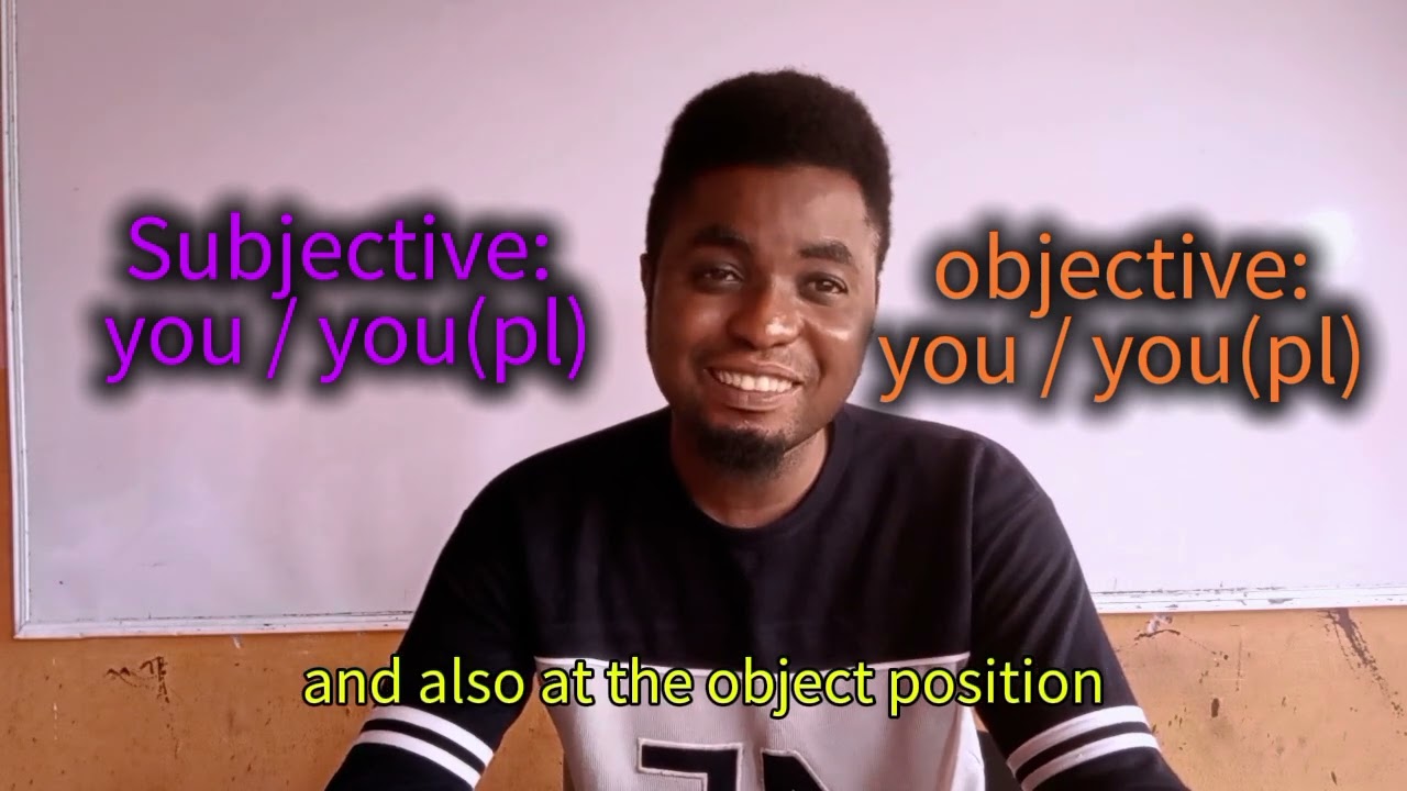 Introduction to personal pronouns.