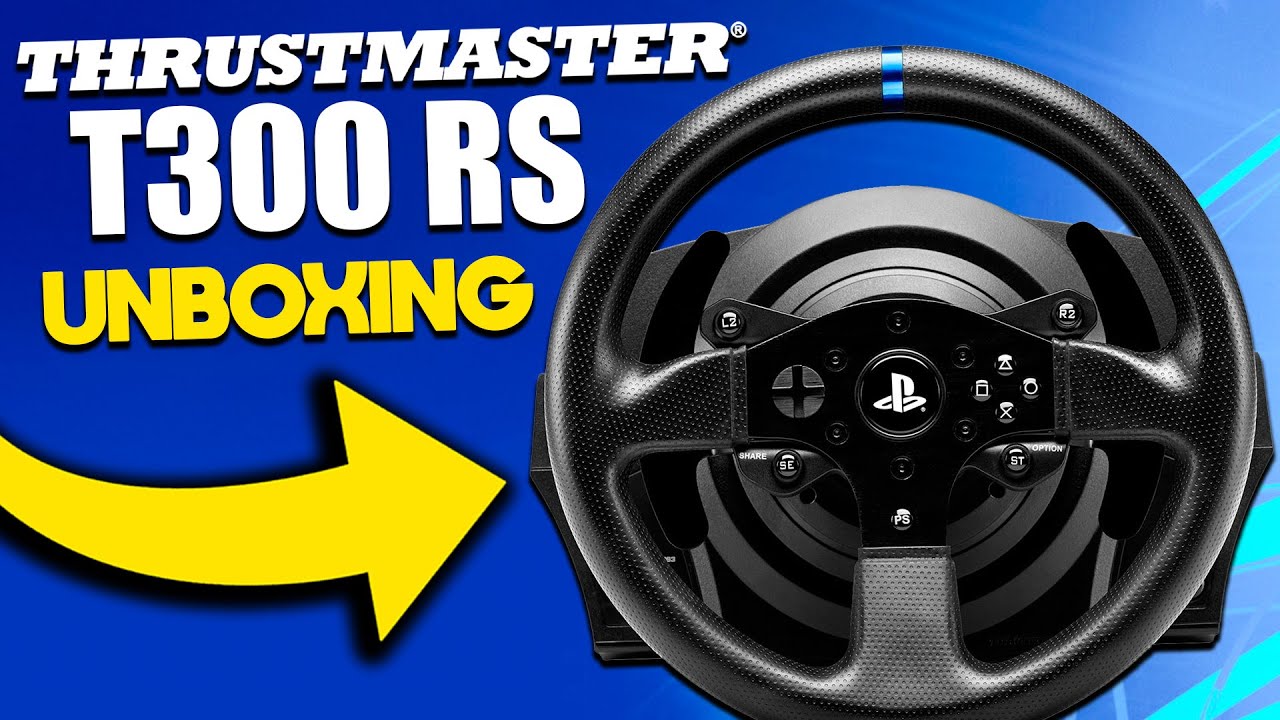 THRUSTMASTER T300 RS czyli najlepsza kierownica do PC i PLAYSTATION do 1500 ZŁ - UNBOXING