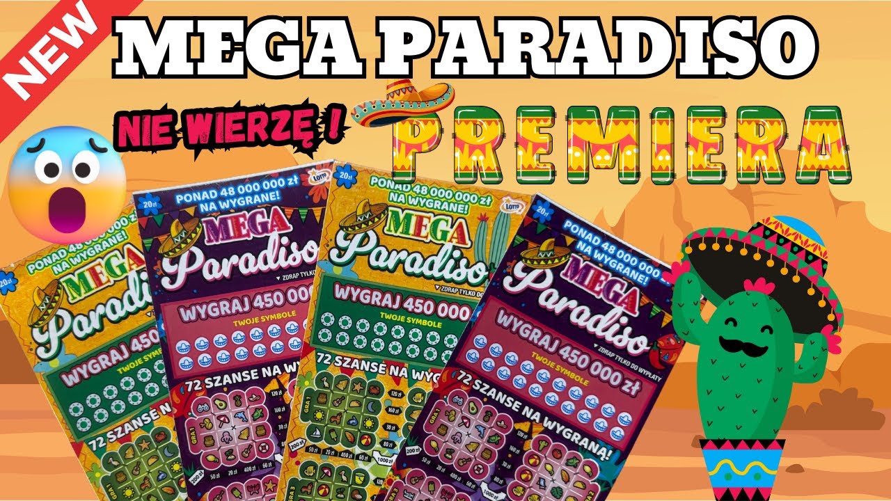 ZDRAPKI LOTTO🍀NOWOŚĆ ! MEGA PARADISO ! 😍🌵🪇 #zdrapki #scratchcards #lottery #zdrapkilotto #lotto
