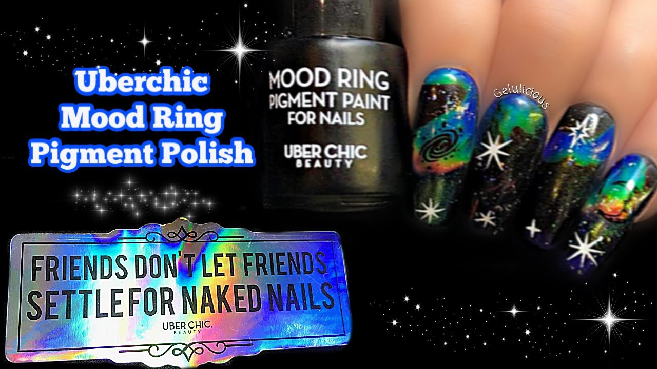 🌈 Thermal Galaxy Nails Requested | Uberchic Mood Ring Polish