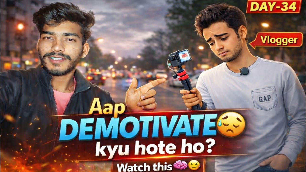 kya aap bhi DEMOTIVATE  ho? 😓 Watch this 😎👽