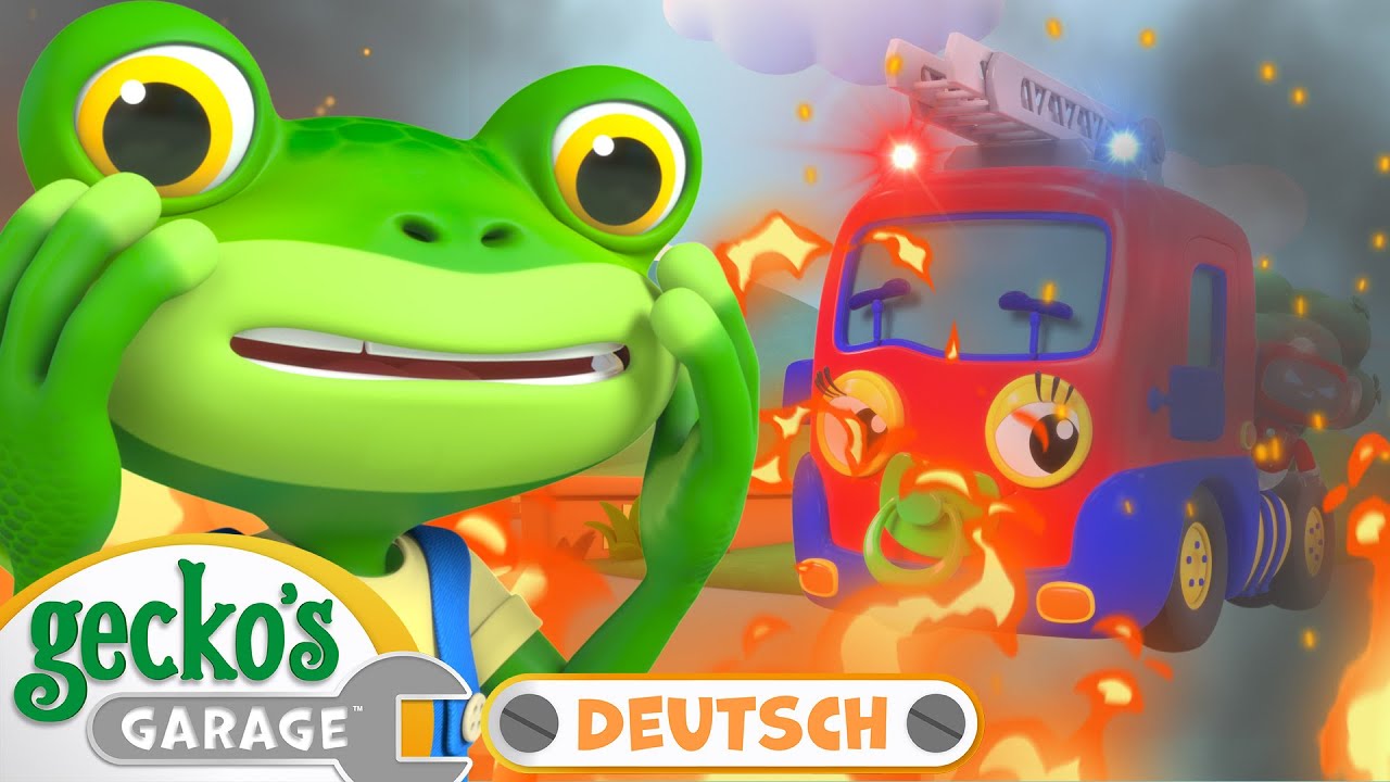 Baby Fire Truck Erster Einsatz | 60-minütige Zusammenstellung｜Geckos Garage Deutsch｜LKW für Kinder🛠️