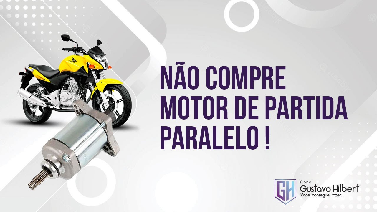 Problemas com o motor de partida da sua moto? - Gustavo Hilbert