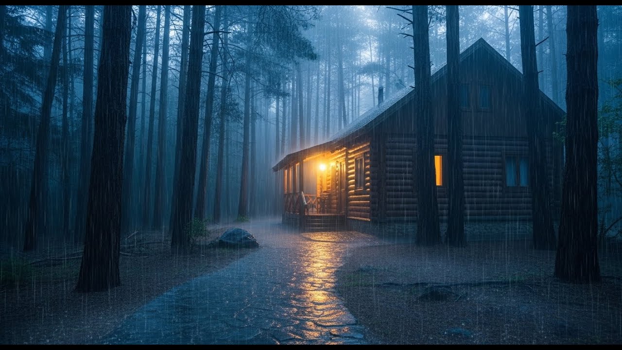 Rain Sounds for Relaxing, Focus or Deep Sleep | Nature White Noise | 10 Hour Video