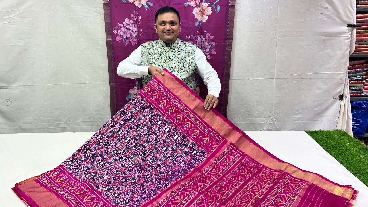 Hyderabadi Patola Saree | A Blend of Deccan Heritage & Silk Art | Royal Elegance of Deccan Heritage