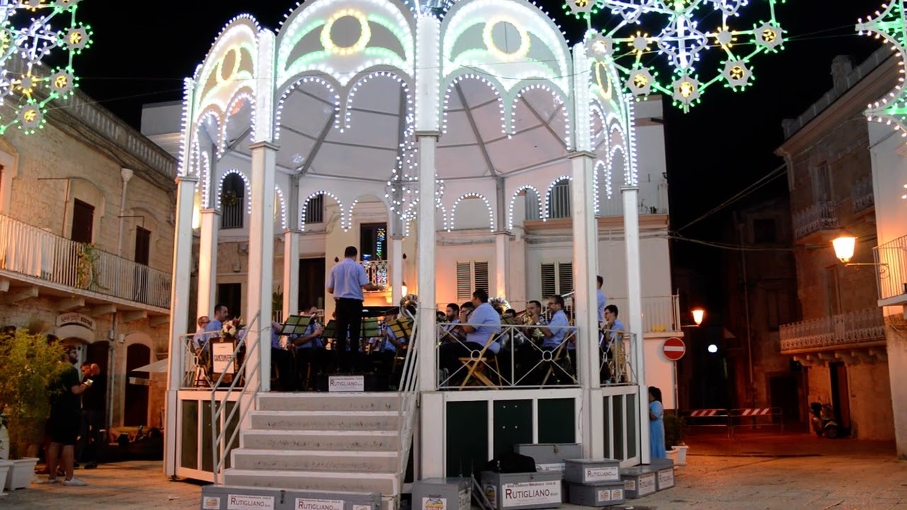 Banda Città di Rutigliano - Canzoniere di fine festa - Festa Patronale 3/8/22 Cassano Murge